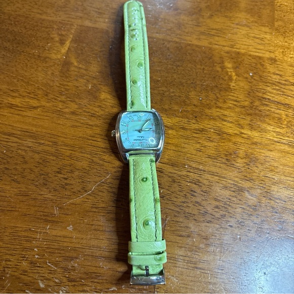 Marcel Drucker Collection Watch Green Band Green Face New Battery main image 7